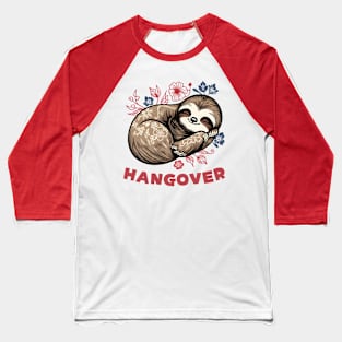 Tired sloth Baseball T-Shirt